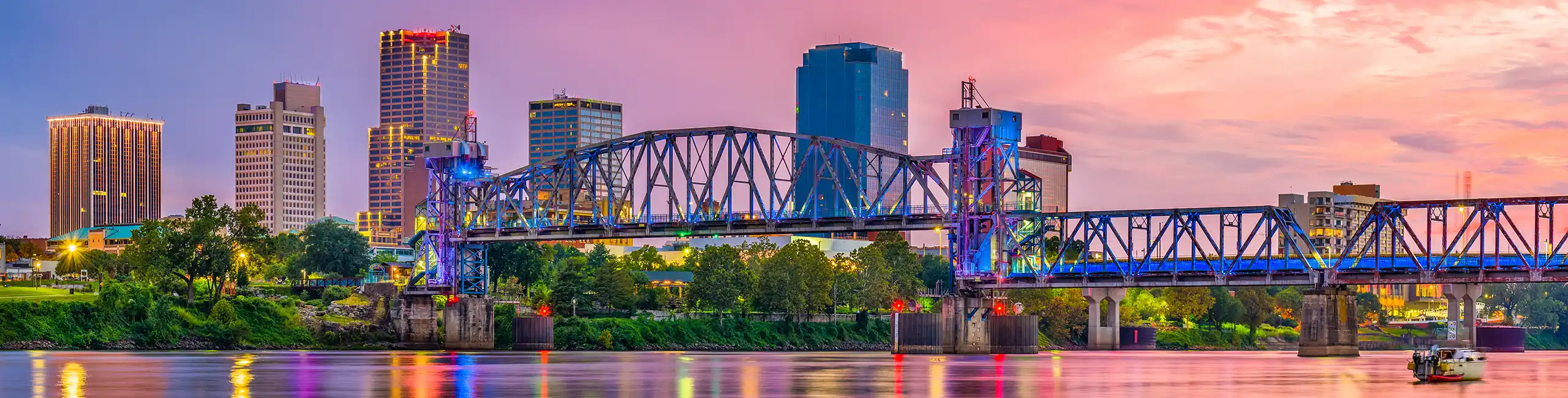 City skyline during a sunset | City Termite & Pest Control serving Malvern, AR